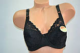 Бюстгальтер Yalisi 902 чашка DD без поролону Чорний, фото 2