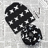 Демісезонний набір: дитяча шапка та хомут, фото 2