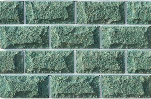 Плитка цокольная LAND BRICK зеленая 250х22х120 мм