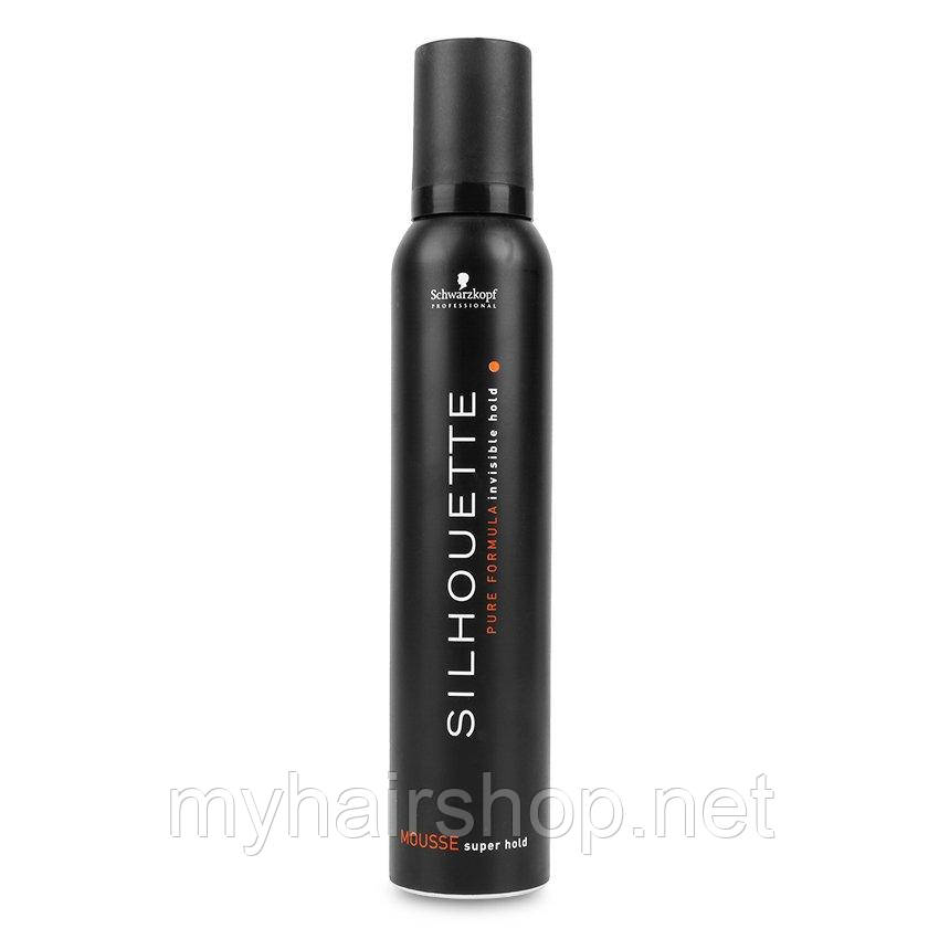 Мус для супер сильної фіксації SCHWARZKOPF Silhouette Super Hold Mousse 500 мл