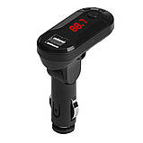 FM трансмітер модулятор з Bluetooth MP3 USB microSD HandFree, фото 3