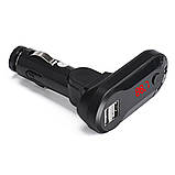 FM трансмітер модулятор з Bluetooth MP3 USB microSD HandFree, фото 6