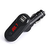 FM трансмітер модулятор з Bluetooth MP3 USB microSD HandFree, фото 7