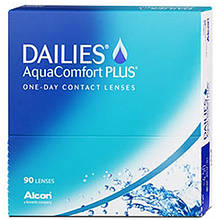 Одноденні Контактні лінзи Dailies Aqua Comfort plus 1уп (90шт)