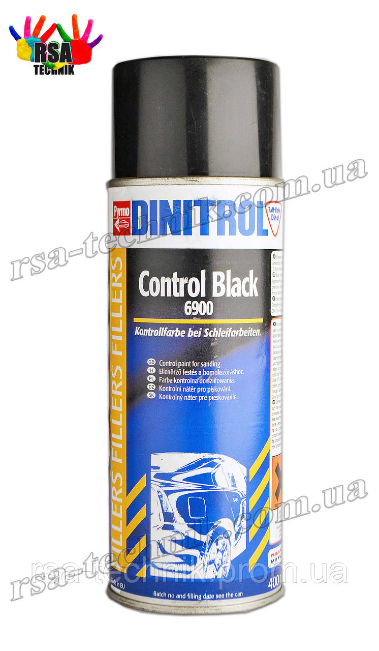 Спрей-проявок DINITROL 6900 Control Black чорний 400 мл