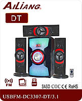 Караоке акустика 3.1 USBFM-DC3307-DT (USB/Karaoke/Bluetooth/FM-радіо)