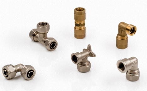 Трійник з труботримачем 20х20х1/2" Valsir 2.5 (Італія)