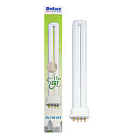Лампа энергосберегающая Delux PL 11W 4100K 2G7