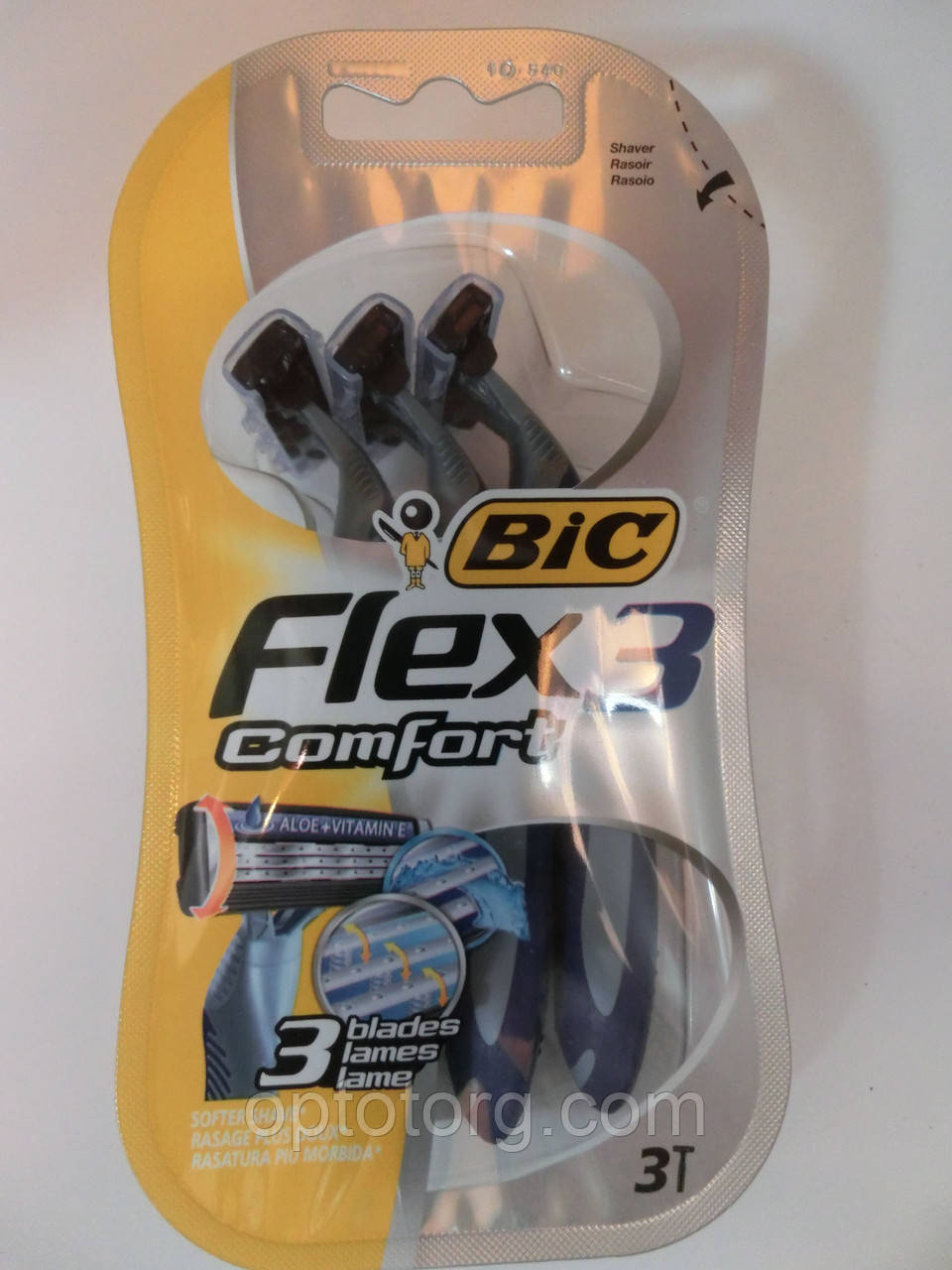 Станки для гоління Бік (Bic) Flex comfort-3 оригінал 
