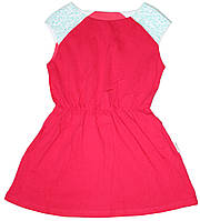 Плаття літнє бавовняне для дівчинки, яскраво-малинове, ріст 116 см, Robinzone
