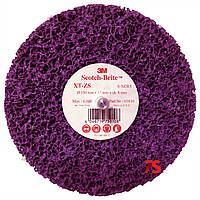 3М™ 05810 Scotch-Brite™ Clean&Strip XT-ZS Purple™ - круг Зачисний на шпинделі 150х13х8 мм, XCRS, пурпурний
