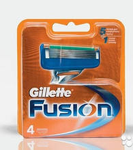 Леза Gillette Fusion 4 шт. в упаковці
