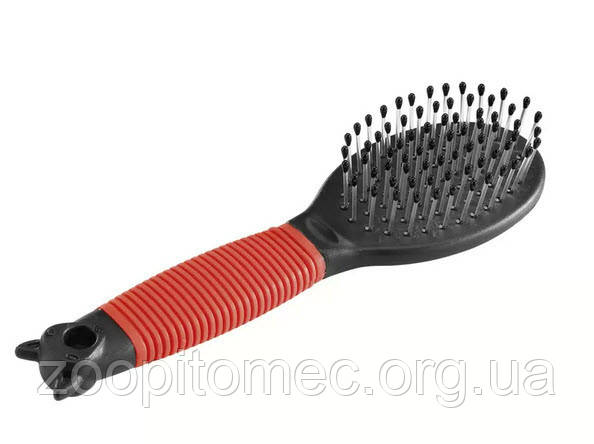 Щітка GRO 5931 для собак і кішок з пластиковими зубами, фото 1