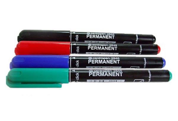 Маркер перманентний Centropen Permanent 2846 1мм синій