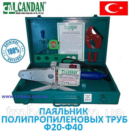 Паяльник для пластикових труб Candan CM-06 Туреччина 1500 W оригінал, фото 2