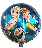 Фольгированный воздушный шар холодное сердце Frozen 45 см - фото 1 - id-p545018845