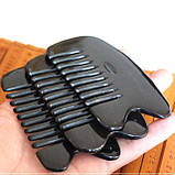 Гребінець із кістки для волосся натуральний, фото 4