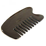 Гребінець із кістки для волосся натуральний, фото 5