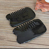 Гребінець із кістки для волосся натуральний, фото 6