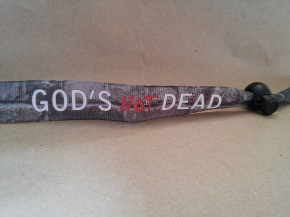 Текстильний браслет: God's not DEAD, фото 2
