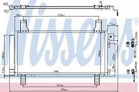 Радиатор кондиционера Mazda 6 02-07 Nissens