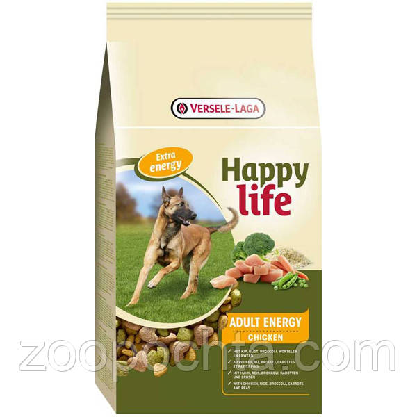 Happy Life ЕНЕРГІЯ з куркою (Adult Chicken Energy) сухий преміумкорм для собак