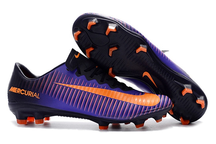 Футбольні бутси Nike Mercurial Vapor XI FG Purple Династія/Bright Citrus/Hyper Grape