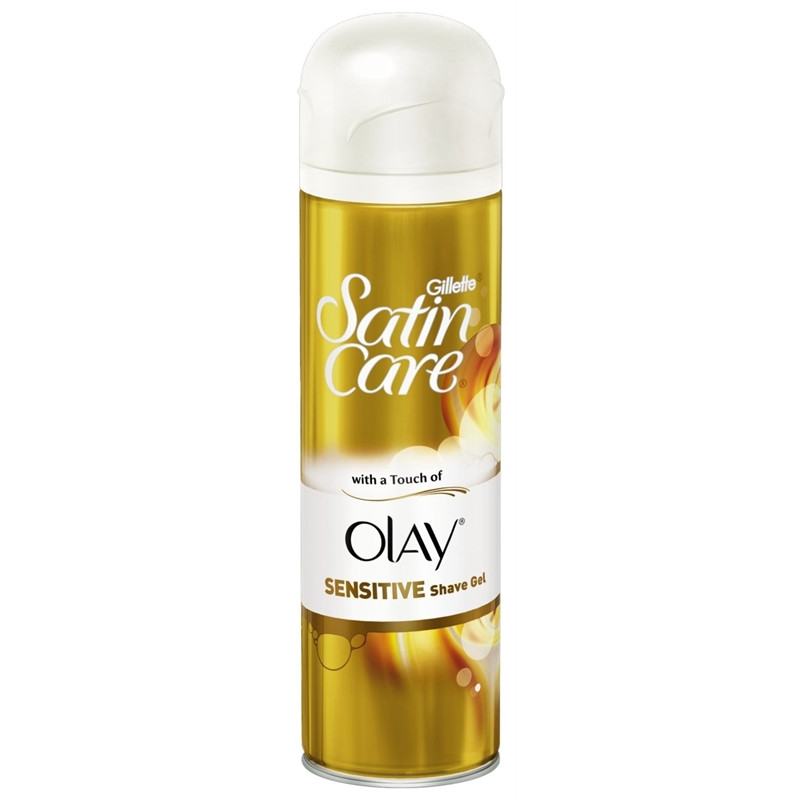 Гель для гоління Gillette "Satin Care" Olay 200 мл +20% у подарунок!