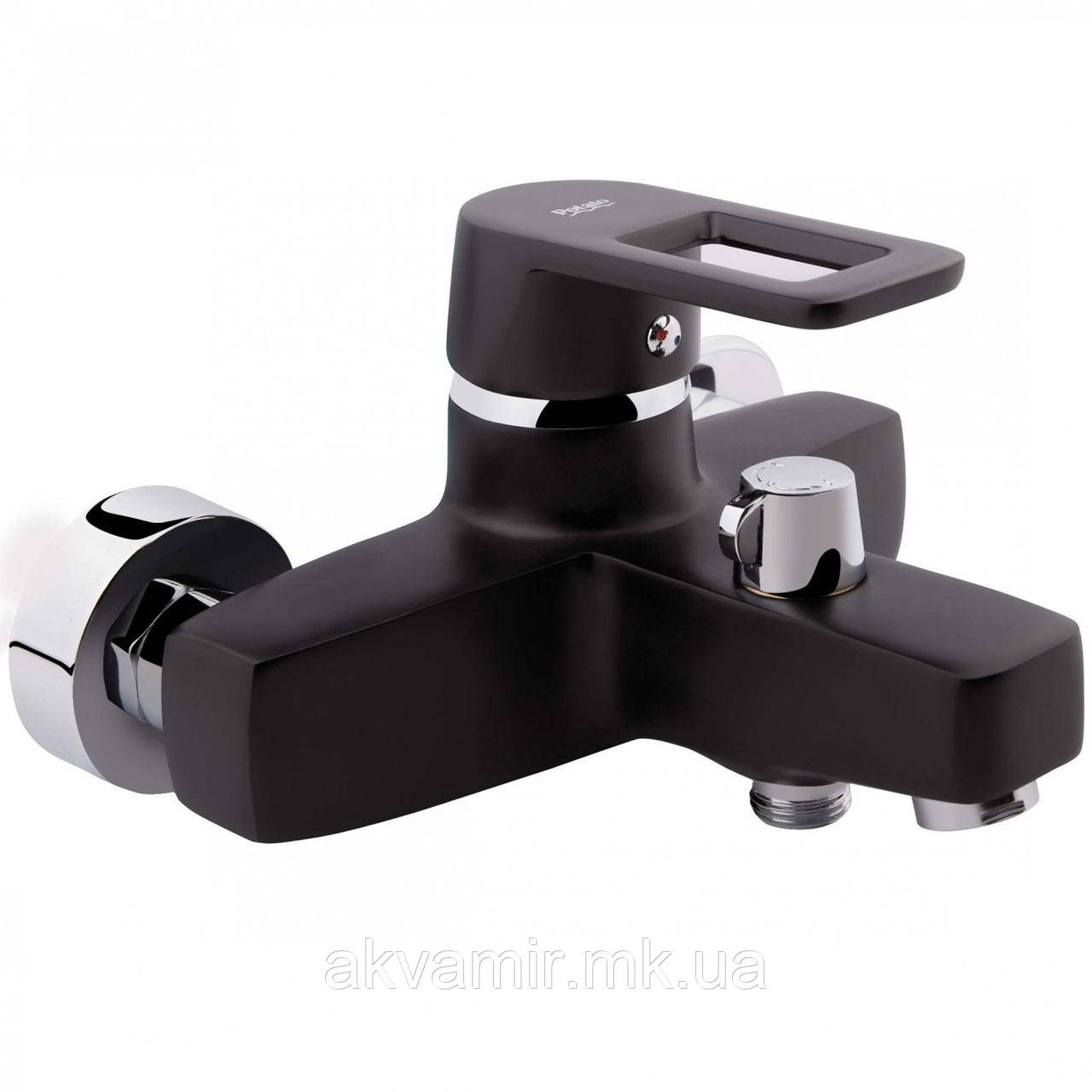 Змішувач Potato P3030-6 чорний для ванни, фото 1