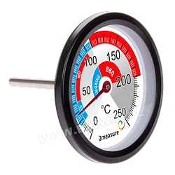 Термометр для коптильні та барбекю 0 °C до +250 °C