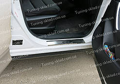 Накладки на пороги Mazda CX-5 (накладки порог Мазда СХ 5)