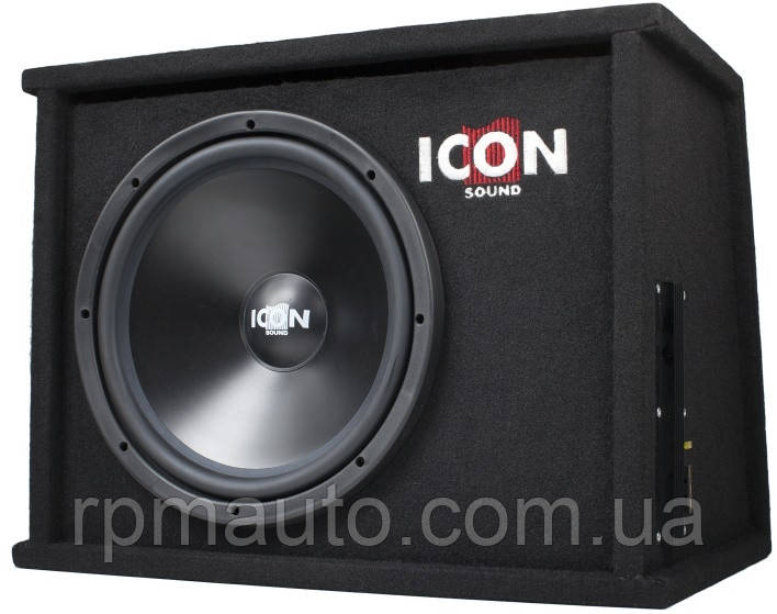 Качественный Активный Сабвуфер в Машину Icon 12" Active Sub Mark II Саб с Усилителем Корпусный Автомобильный - фото 1 - id-p545320987