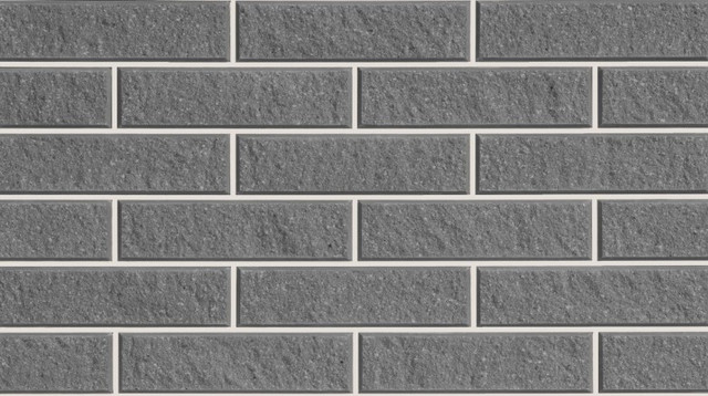 Кирпич облицовочный для забора LAND BRICK двухсторонний (двухложковой) с фаской серый 250х100х65 мм