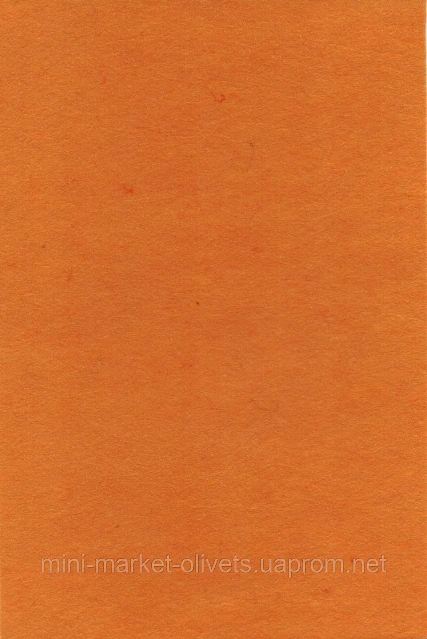 Фетр помаранчевий Мультяшки 50х30 см 1 мм