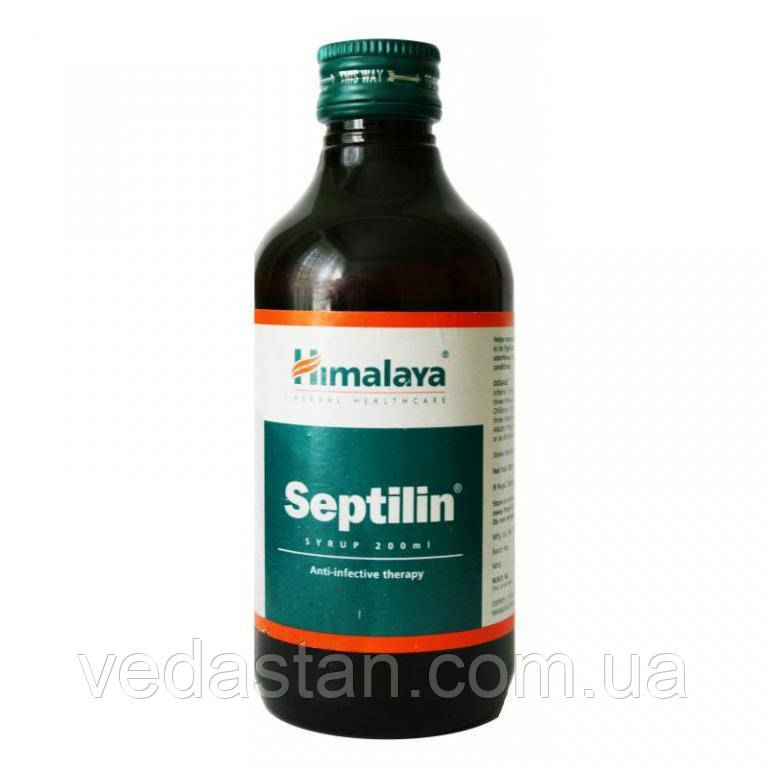 Септилин cироп 200 мл - природный антибиотик широкого спектра действия, инфекции дыхательных путей, Septilin - фото 2 - id-p545469008