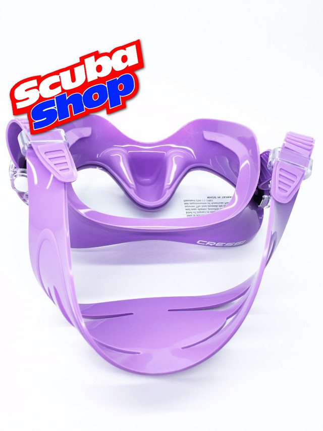 Маска для дайвінгу Cressi F1 Frameless Lilac