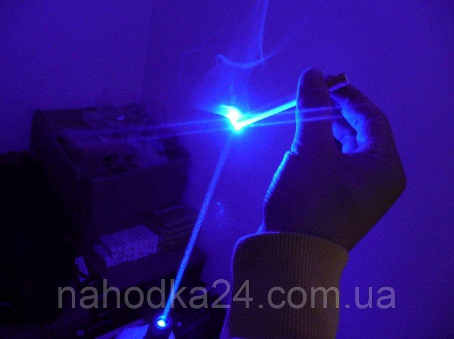 Синий лазер 15000mW Pro (445nm) B008 с дополнительными насадками! - фото 5 - id-p545477762