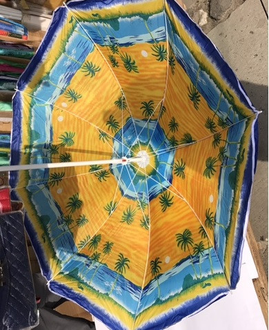Зонт для сада, пляжа круглый 1,8 м цветной - фото 2 - id-p545481496