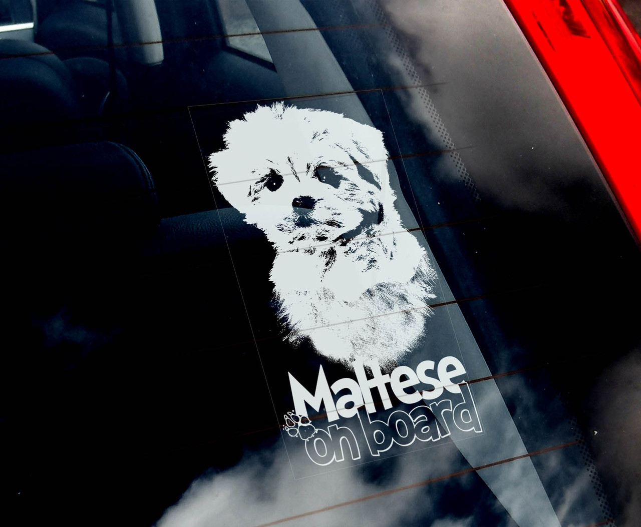 Мальтієць (Мальтійська болонка) (Мальтезе) стикер, фото 1