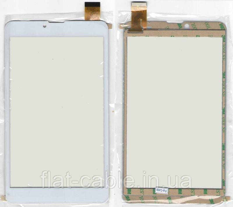 Тачскрин (сенсор) No017.1 для Assistant AP-753G /AP-755G, Kingvina PG707 184x104mm 30pin Білий