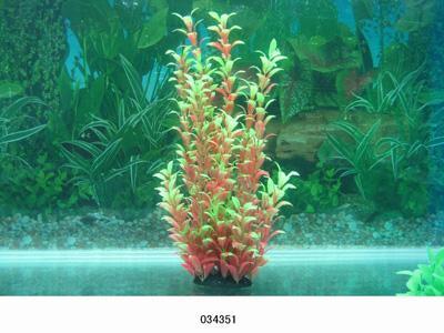 Пластикове рослина для акваріума 32-35 см 034351