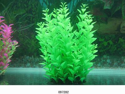 Пластикове рослина для акваріума 25-28 см 097282