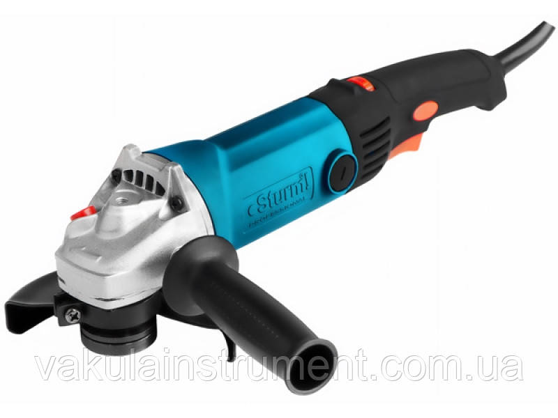 Кутова шліфувальна машина Sturm AG9514P, 125 мм, 1000 Вт, довга рукоять, фото 1