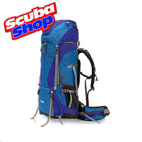 Рюкзак туристичний каркасний TOFINE 65+10L, колір синій