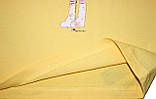 Жовта дитяча футболка з дівчинкою, ріст 116 см, Robinzone, фото 5