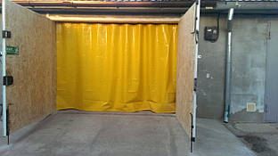 Штори в гараж. ПВХ650D. Колір — будь-який.