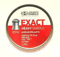 Кулі JSB EXACT Havy Diabolo 4.5 мм, 0,67 гр 500 шт.