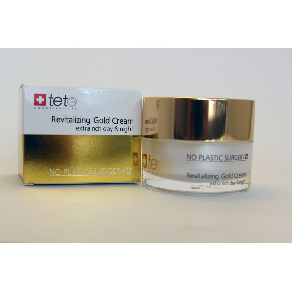 Revitalizing Gold Cream Омолоджувальний крем із колоїдним золотом,TETe Cosmeceutical, Швейцарія 50 мл