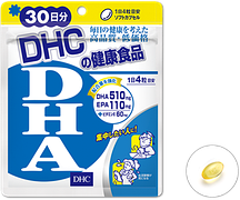 DHC Докозагексаєнова кислота DHA, 120 капсул (на 30 днів)