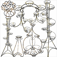 Ковані підставки для квітів
